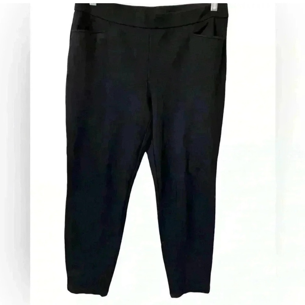 Eileen Fisher Tapered Ankle Zipper Business Casual
Pants Trousers Black